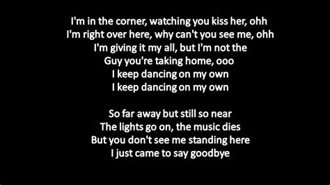 dancing on my own lyrics robyn|Iba pa.